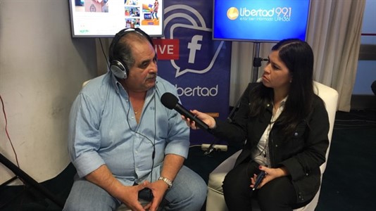 El referente del Frente Ronovador en Chaco estuvo en los estudios de Radio Libertad en Casa de Gobierno.
