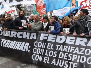Cuevas: "Macri prometió trabajo y descendió el trabajo, aumentó la tasa de desempleo". (Foto: Infonews)