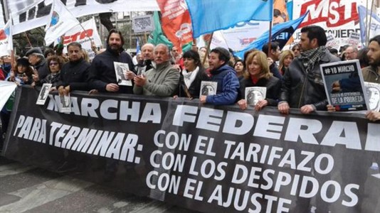 Cuevas: "Macri prometió trabajo y descendió el trabajo, aumentó la tasa de desempleo". (Foto: Infonews)