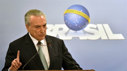 El actual presidente de Brasil, amenaza con renunciar.