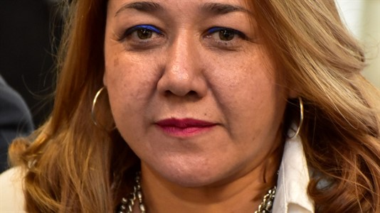 Marcela Mosqueda, ministra de Educación. 