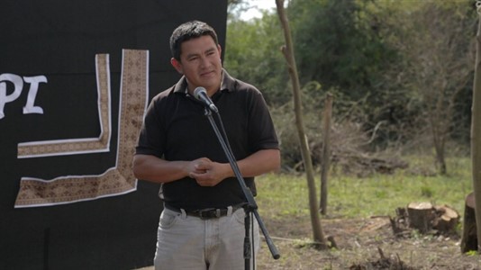 Juan Chico participa cada año del acto de aniversario por la Masacre de Napalpí.