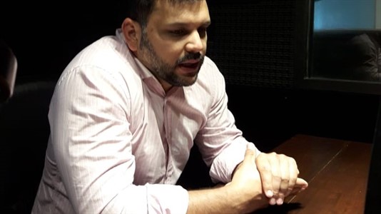Pablo Pereyra visitó el estudio de radio Libertad.